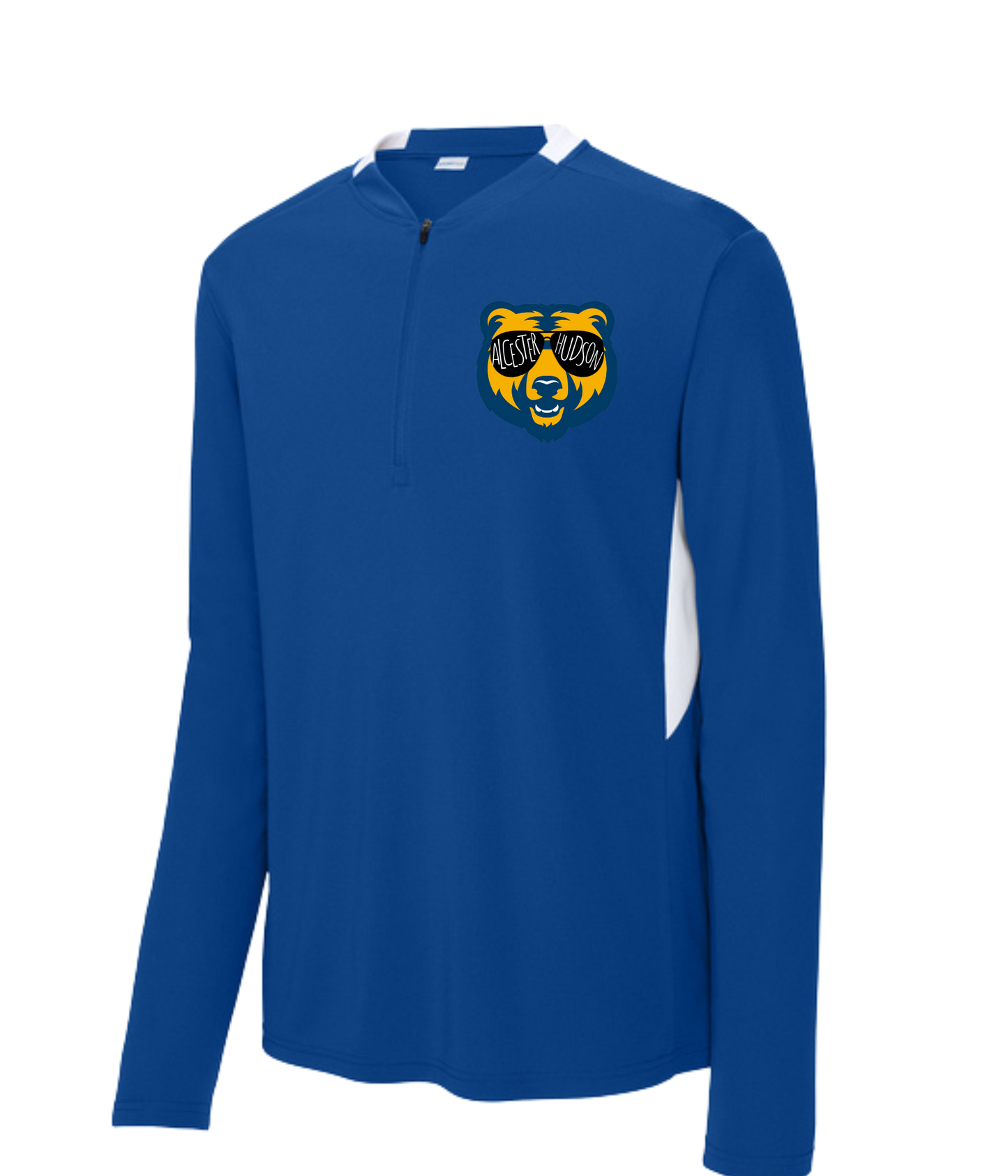 1/4 Zip Pullover - Cub with Sunglasses