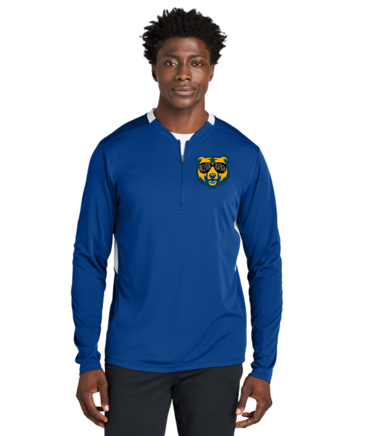 1/4 Zip Pullover - Cub with Sunglasses