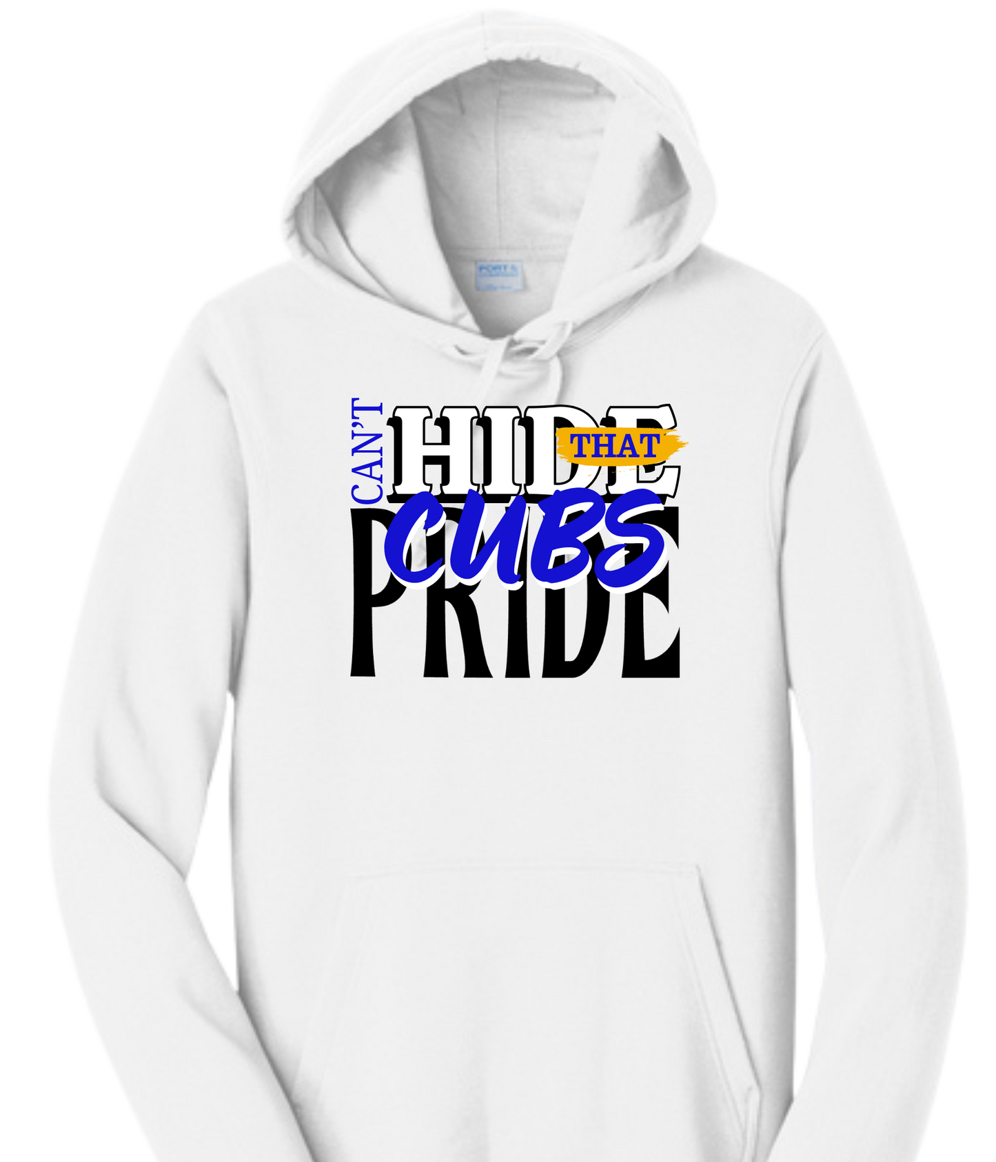 Adult Hoodie - Can't Hide that Cub Pride