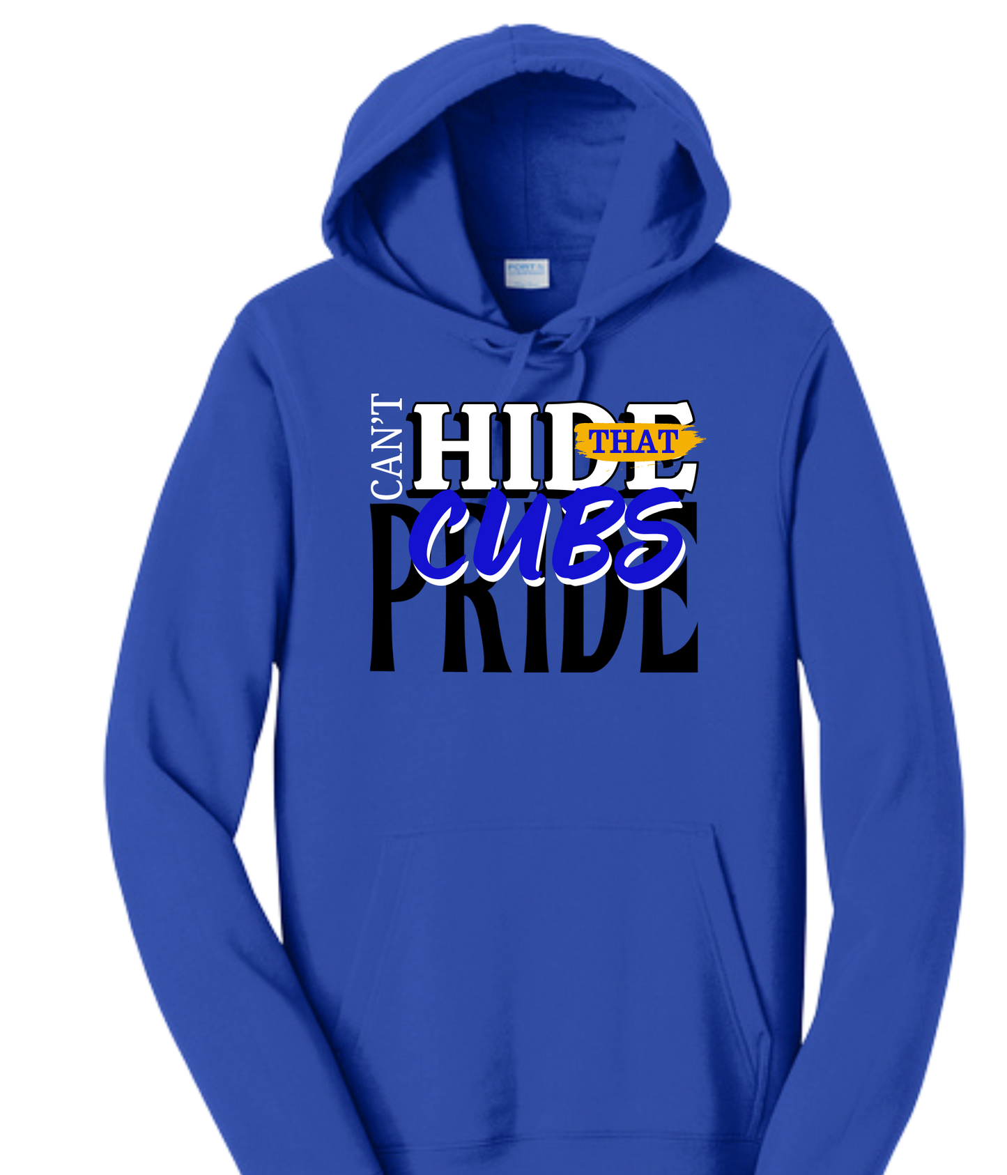 Adult Hoodie - Can't Hide that Cub Pride