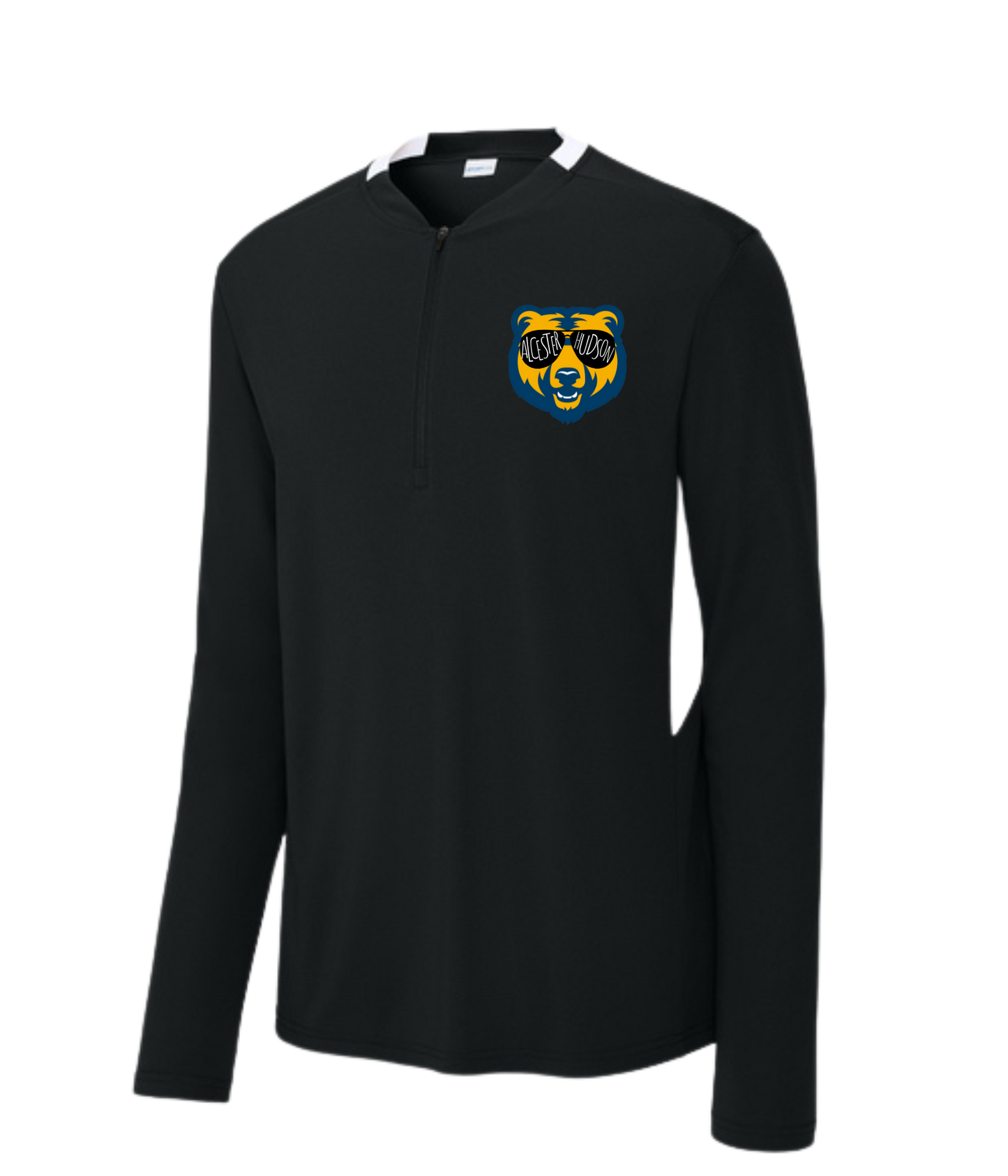 1/4 Zip Pullover - Cub with Sunglasses