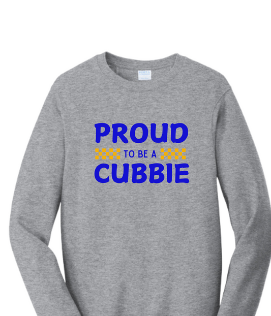 Adult Crew Sweatshirt - Proud to be a Cubbie