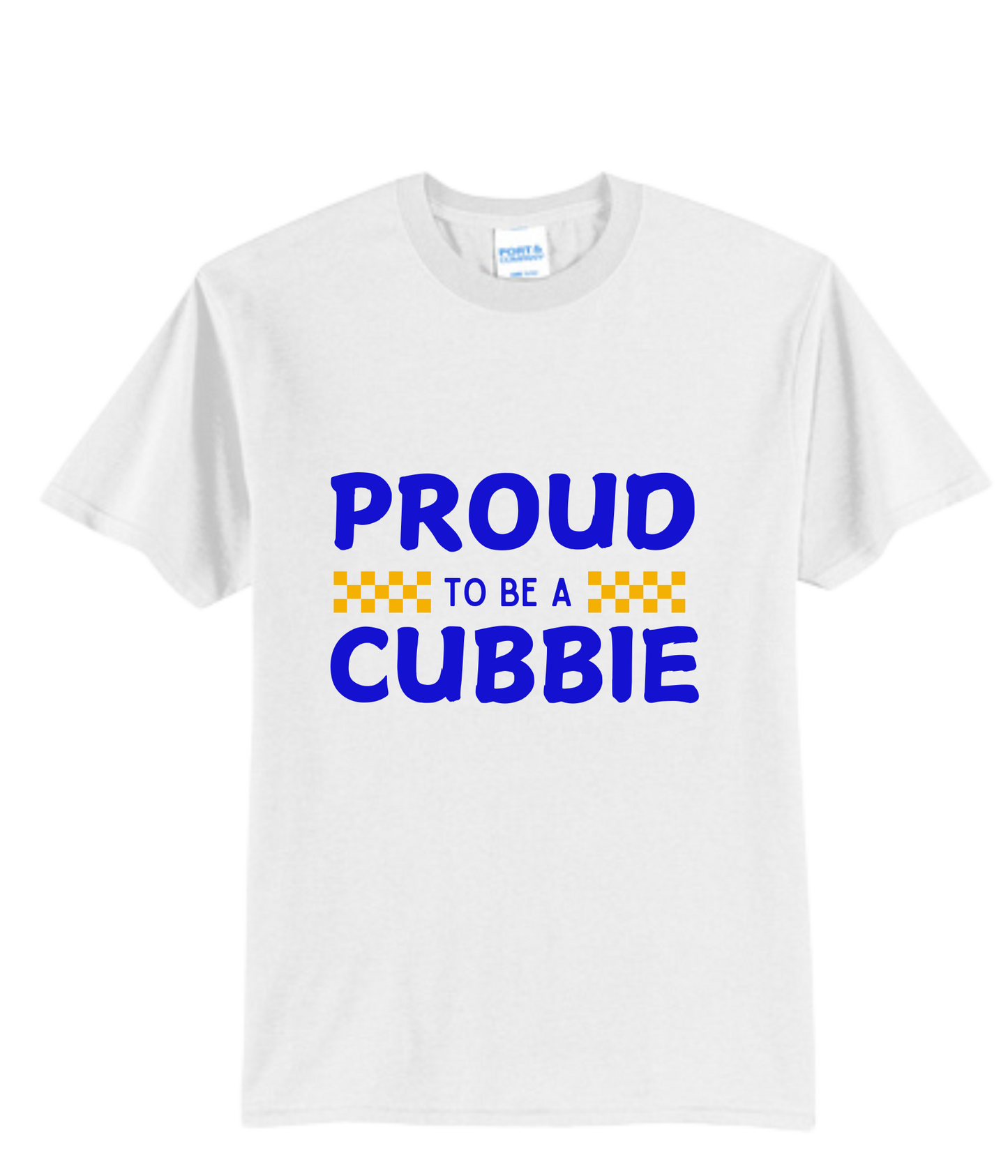 Adult T-shirt - Proud to be a Cubbie