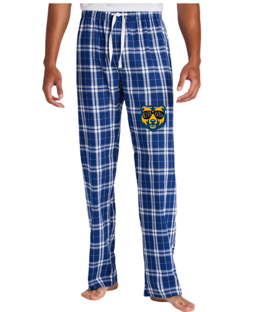 Flannel Plaid Pants - Cub with Sunglasses
