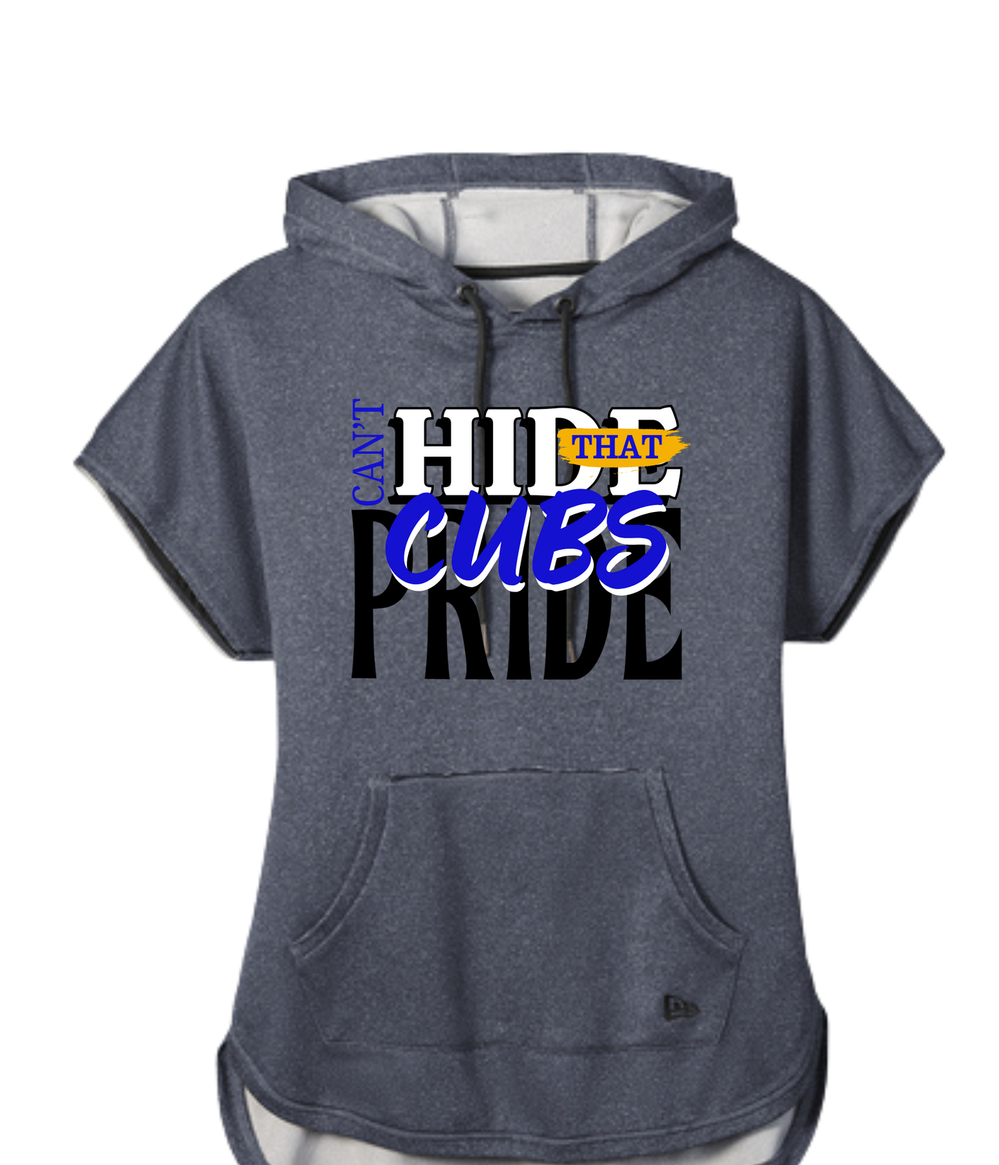 Women's Short Sleeve Hoodie - Can't hide that cub pride